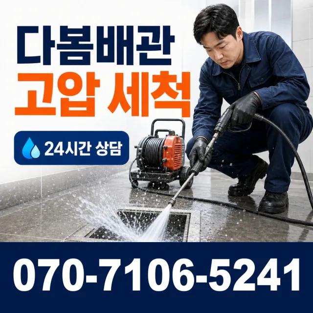 경기 화성시 만세구 우정읍 문화마을길 하수구막힘뚫기 상담 이미지 4